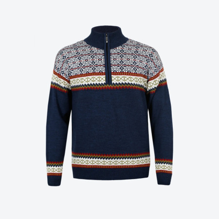 Maglione Kama 4097 blu scuro navy