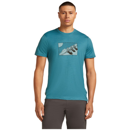 Maglietta da uomo Icebreaker Men Merino 150 Tech Lite SS Tee In The Wild