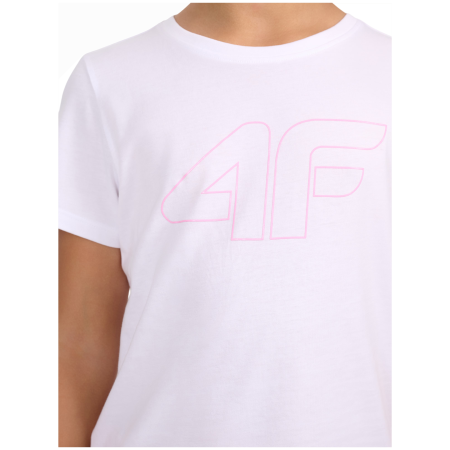 Maglietta da bambino 4F Tshirt F3602 White