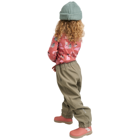 Pantaloni softshell per bambini Reima Oikotie Greyish Green