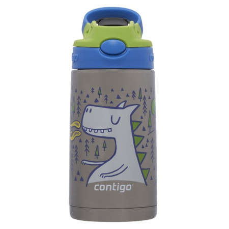 Thermos per bambini Contigo Easy Clean 380ml argento/blu matcha dragon