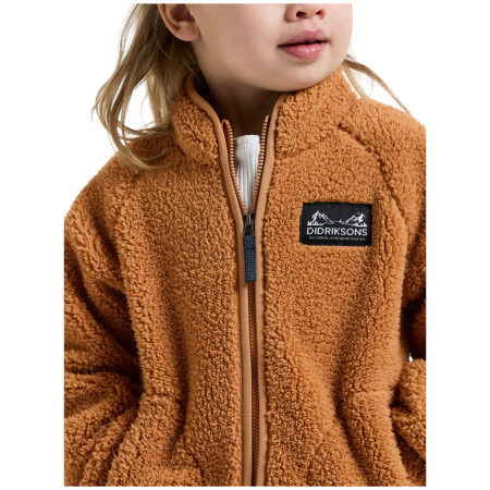 Felpa da bambino Didriksons Gibbs Kids Fullzip 2 Almond Tree