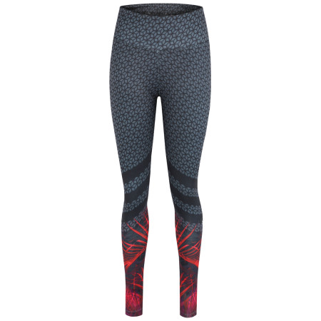 Leggings da donna Loap Mirone nero/rosa Knockout Pink | Black