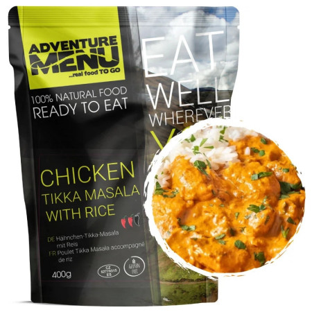 Pasto pronto Adventure Menu Pollo Tikka Masala con riso 400 g