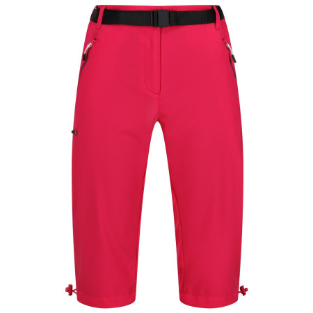 Pantaloni a 3/4 da donna Regatta Xrt Capri Light rosso Pink Potion