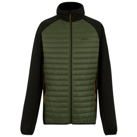 Giacca da uomo Regatta Clumber Hybrid verde OliveNgt/Blk