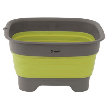 Vaschetta per il lavaggio Outwell Collaps Wash Bowl with drain verde Lime Green