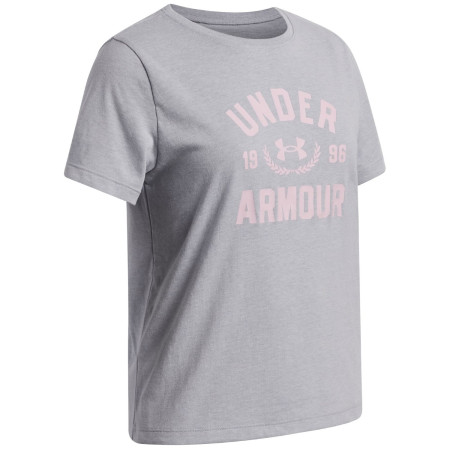 Maglietta sportiva per bambini Under Armour UA G Varsity SS Mod Gray Light Heather