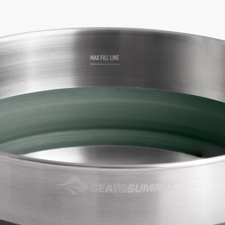 Pentola pieghevole Sea to Summit Detour Stainless Steel Collapsible Pot 3L