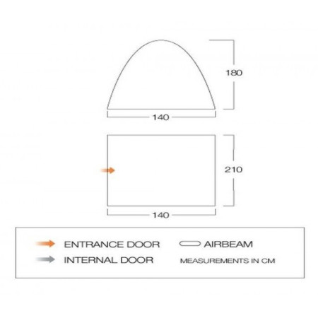 Tenda interna Vango BR003 - Free-Standing Bedroom