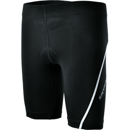 Pantaloncini da ciclismo per bambini Silvini Avisio 2022 nero/bianco Blackwhite