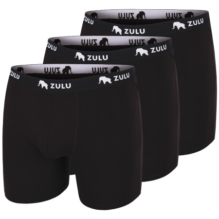 Boxer da uomo Zulu Bambus 210 6in 3-pack nero black