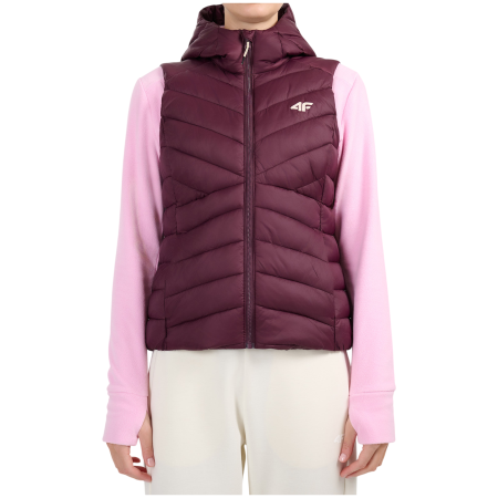 Gilet da donna 4F Vest Jacket F372 bordeaux Burgundy