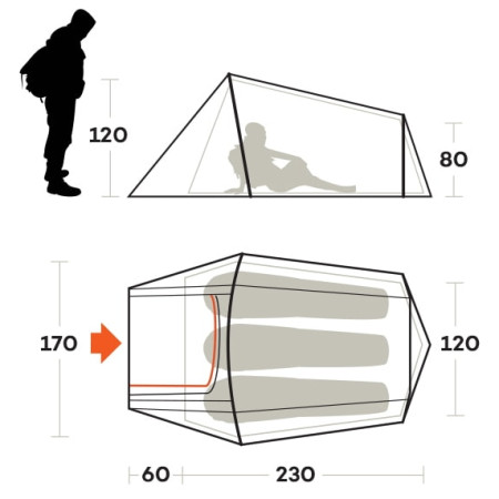 Tenda ultraleggera Ferrino Sling 3