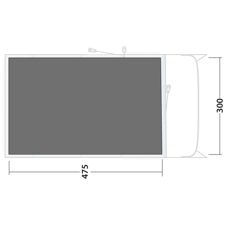 Telo sottotenda Outwell Footprint Denver / Ohio / Colorado 5 Air
