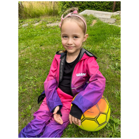 Giacca softshell per bambini WAMU Mozaika purple