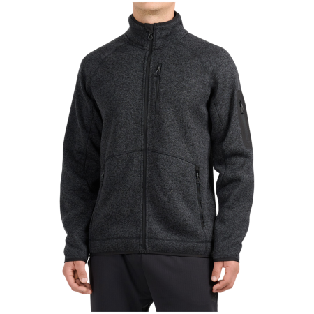 Felpa da uomo 4F Fleece M485 grigio Deep Black Melange