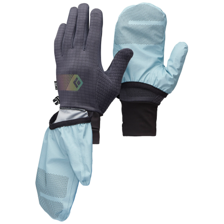Guanti da trekking Black Diamond Gridtech Storm Hood Gloves blu/grigio Carbon-Glacier (9642)