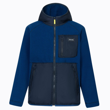 Felpa da bambino Regatta Munro Hybrid Jacket AviBlueNavy blu scuro AviBlueNavy