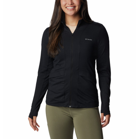 Felpa tecnica da donna Columbia Hike™ Full Zip nero Black