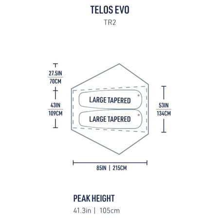 Tenda Sea to Summit Telos Evo Tent - TR2