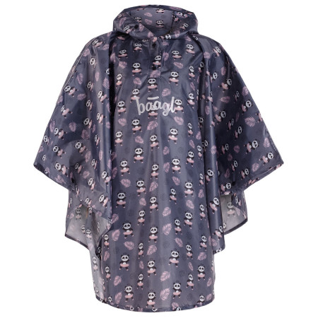 Impermeabile per bambini Baagl Pláštěnka Panda grigio šedá