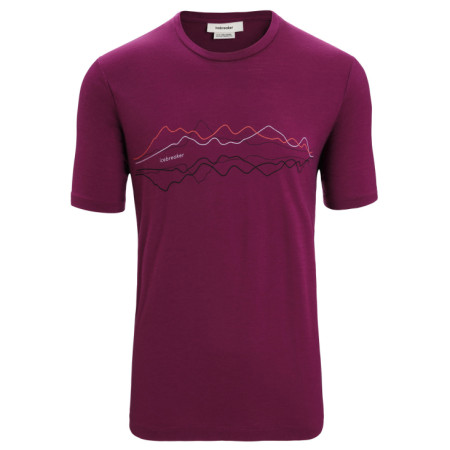 Maglietta funzionale da uomo Icebreaker Men Tech Lite II SS Tee viola Go Berry