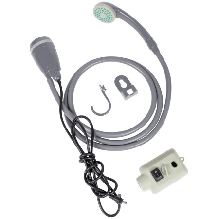 Doccia Bo-Camp Shower & Pump rechargeable grigio