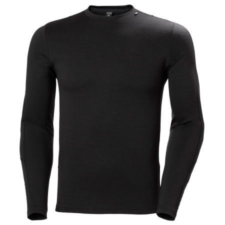 Maglietta funzionale da uomo Helly Hansen Lifa Merino Lightweight Crew nero Black