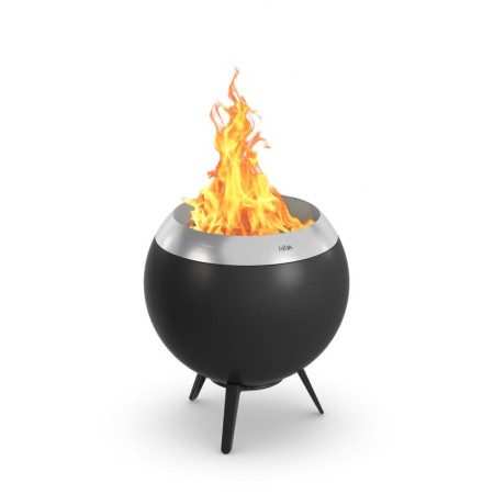 Braciere da giardino Höfats Moon 45 with star stand nero/argento black/silver