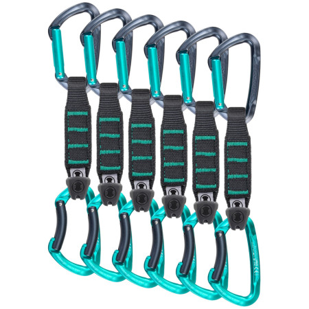 Express Skylotec Lime Set Nylon PRO - 6 PACK grigio/verde Anthracite/Acquamarine