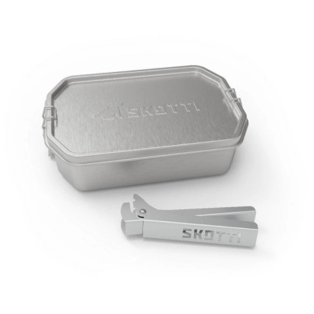 Scatola per alimenti SKOTTI Box 1L argento ocelová