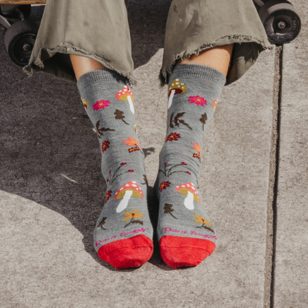 Calzini da donna Darn Tough Shroom Bloom Crew Lightweight