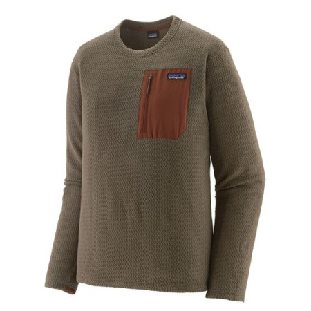 Felpa da uomo Patagonia M's R1 Air Crew marrone Marlow Brown