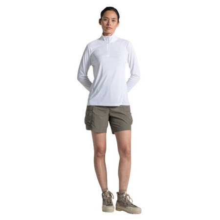 Maglietta da donna Craghoppers NosiLife SolarShield+ Half Zip Top