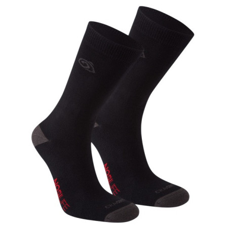 Calze Craghoppers NosiLife Twin Pck Socks nero/grigio Blk/DkLead