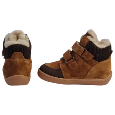 Scarpe barefoot per bambini beBare 3555TY Tan