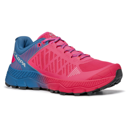 Scarpe da corsa da donna Scarpa Spin Ultra Wmn rosa Rose Fluo- Blue Steel