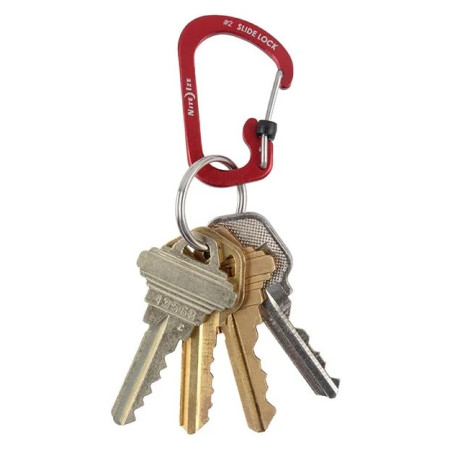 Set di moschettoni Nite Ize SlideLock Aluminium