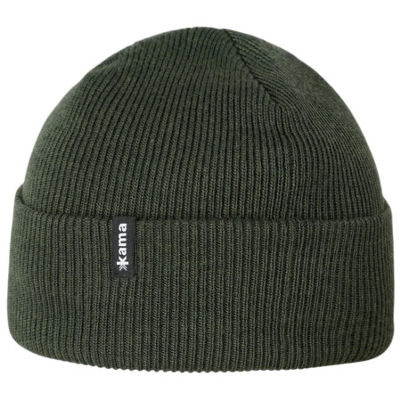 Cappello in merino lavorato a maglia Kama LA05 verde scuro dark green