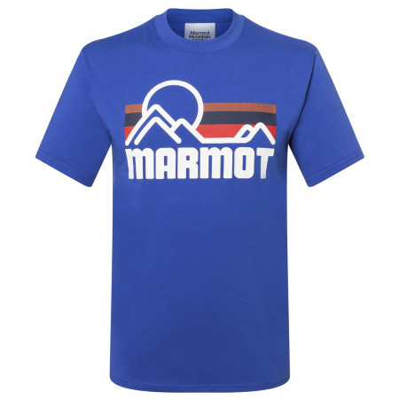 Maglietta da uomo Marmot Coastal Tee SS blu Trail Blue