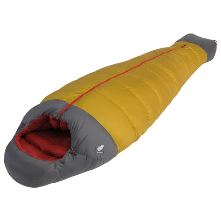 Sacco a pelo in piuma Robens Couloir 750 giallo/rosso Yellow