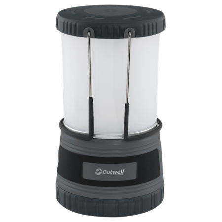 Lampada da campeggio Outwell Carnelian DC 1000 nero/bianco Blue Shadow