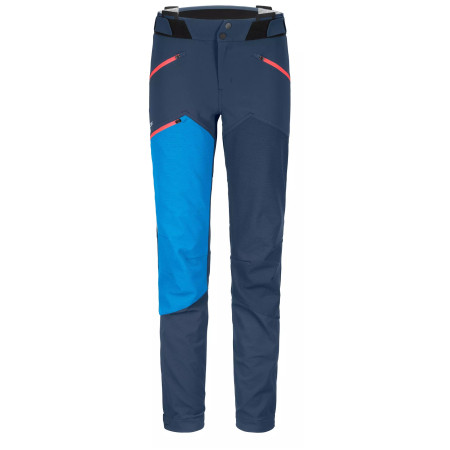 Pantaloni da donna Ortovox Westalpen Softshell Pants W blu BlueLake