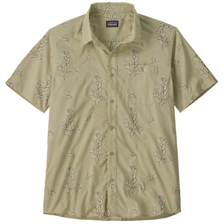 Camicia da uomo Patagonia Men's Go-To Shirt verde Ocean Blooms: Weathered Stone