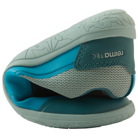 Scarpe barefoot per bambini Reima Tallustelu Stone Green