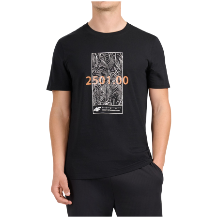 Maglietta da uomo 4F Tshirt M3571 nero Deep Black