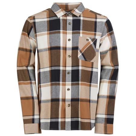 Camicia da uomo Fundango Harris Shirt marrone coffee