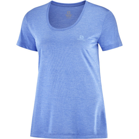 Maglietta da donna Salomon Agile Ss Tee W blu Marina