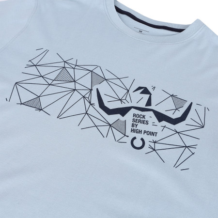 Maglietta da uomo High Point Rock Wall T-Shirt